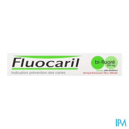 vignette FLUOCARIL 250 BIF DENT MENTHE 75ML