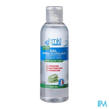 produit MKL GEL HYDROALCOOLIQ ALOE V 100ML