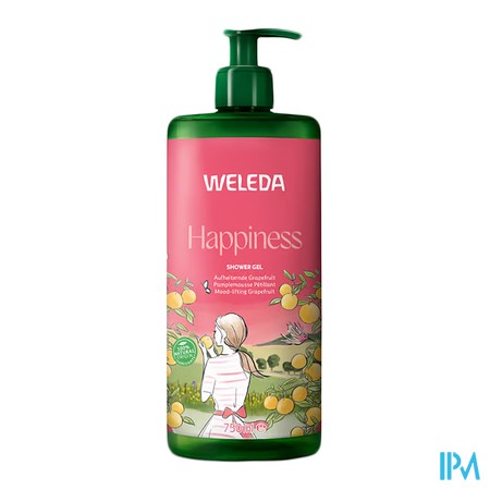 vignette WELEDA HAPPINESS GEL DCHE PAMPLEMOU 750ML