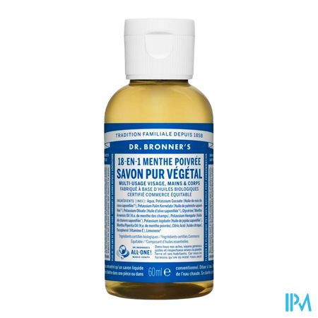 vignette DR BRONNERS SAV LIQ MENTH POIV60ML