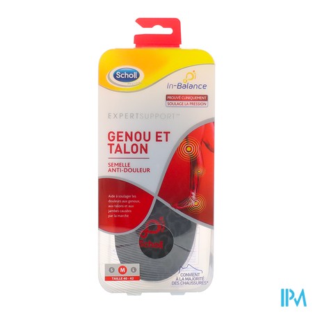 vignette SCHOLL SEMELLE ANTI DOULEUR GENOU TAL T2