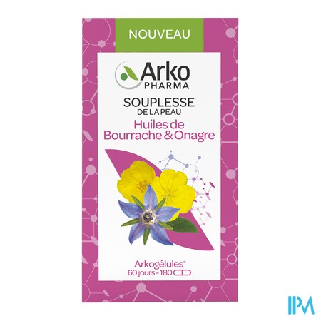 produit ARKOGELULES HLE BOURRACHE ONAGRE 180CAPS