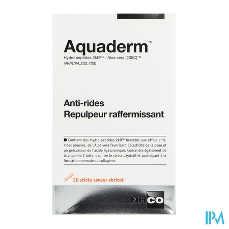 vignette NHCO AQUADERM 20 STICKS ABRICOT