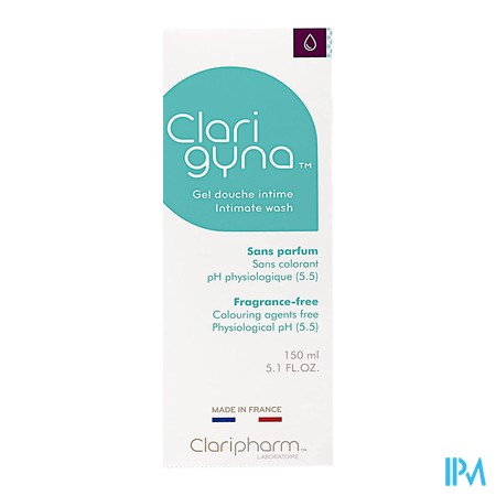 vignette CLARIGYNA GEL DOUCHE INTIME 150ML