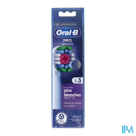 vignette ORAL B PRO BROSSET 3D WHITE BT3