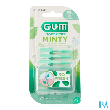 vignette GUM SOFT PICKS COMFORT FLEX MINT