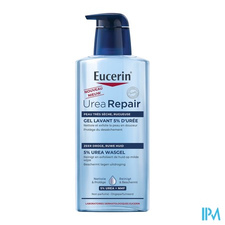 vignette EUCERIN UREAREPAIR GEL LAV DOUX 5% 400ML