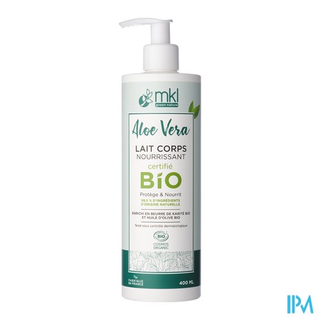 vignette MKL LAIT HYDRATANT ALOE VERA BIO 400ML
