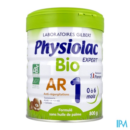 vignette PHYSIOLAC BIO AR 1 800G