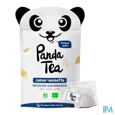 vignette PANDA TEA CASSE NOISETTE 28 SACHETS
