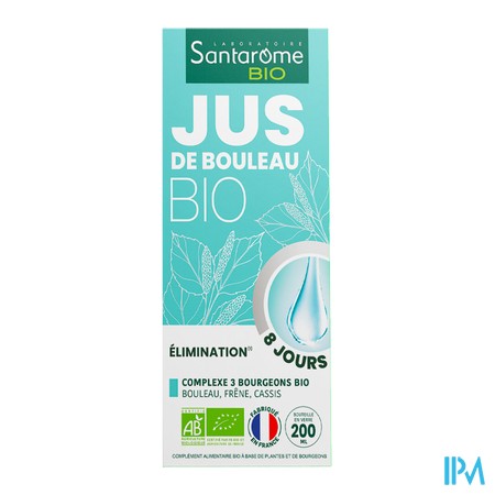 produit SANTAROME JUS DE BOULEAU BIO FL200ML