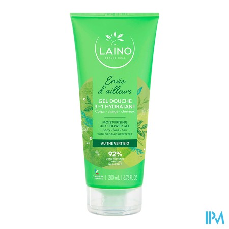 vignette LAINO DOUCHE 3EN1 THE VERT BIO 200ML