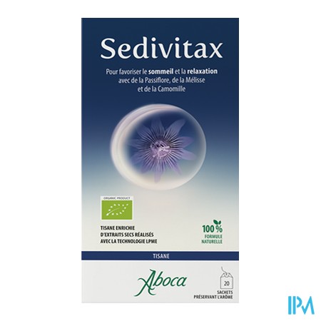 produit ABOCA SEDIVITAX TISANE 20 SACHETS