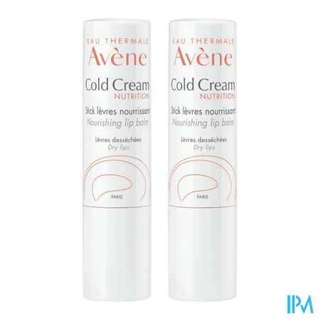 vignette AVENE COLD CREAM STICKS LEVRES 2X4G