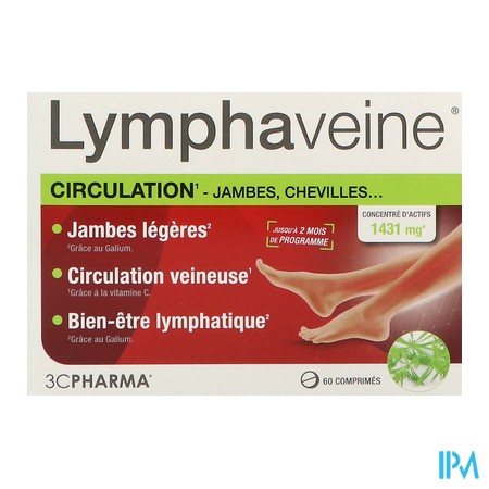 vignette 3C PHARMA LYMPHAVEINE CPR 60