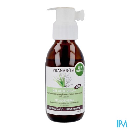 vignette PRANAROM AROMASELF GEL ALOE V+ BIO 100ML