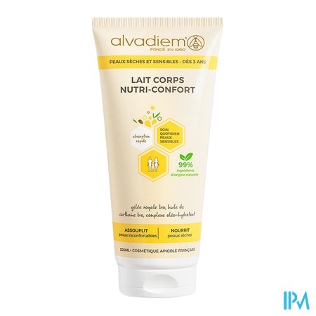 vignette ALVADIEM LAIT CORPS 200ML.