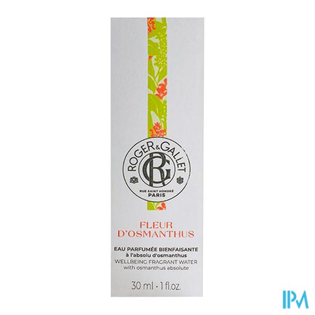 vignette RG EAU PARF BIENFAISANTE FL OSMAN FL30ML