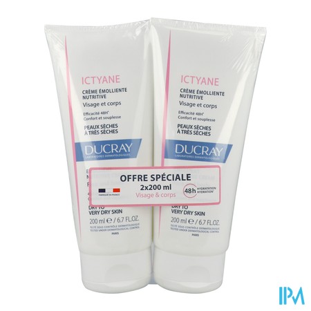 vignette ICTYANE CREME EMOLLIENTE NUTRITIVE