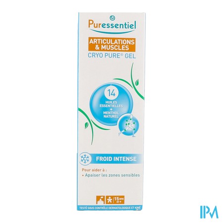 vignette PURESSENTIEL CRYO PURE GEL 80ML