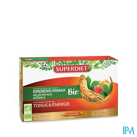 vignette GINSEN GEL.R BIO SUPERD AMP15MLX20