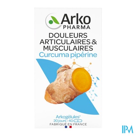 produit ARKOGELULES CURC +PIP B GELU40