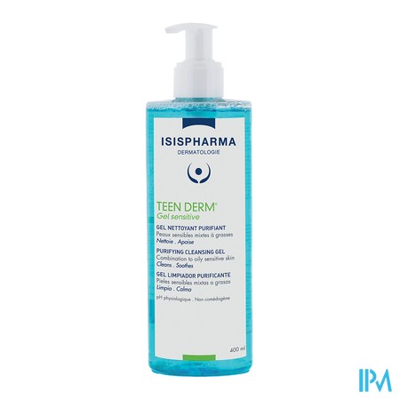vignette TEEN DER GEL SENSI NET PURIF400ML
