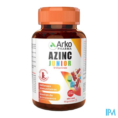 vignette AZINC JUNIOR M-VIT GUM FL60