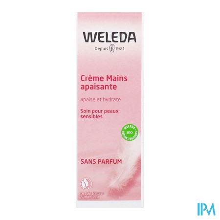 vignette WELEDA CREME MAINS APAISANTE TB 50ML