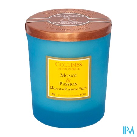 vignette COLLINES PROV BOUGIE MONOI PASSION 180G