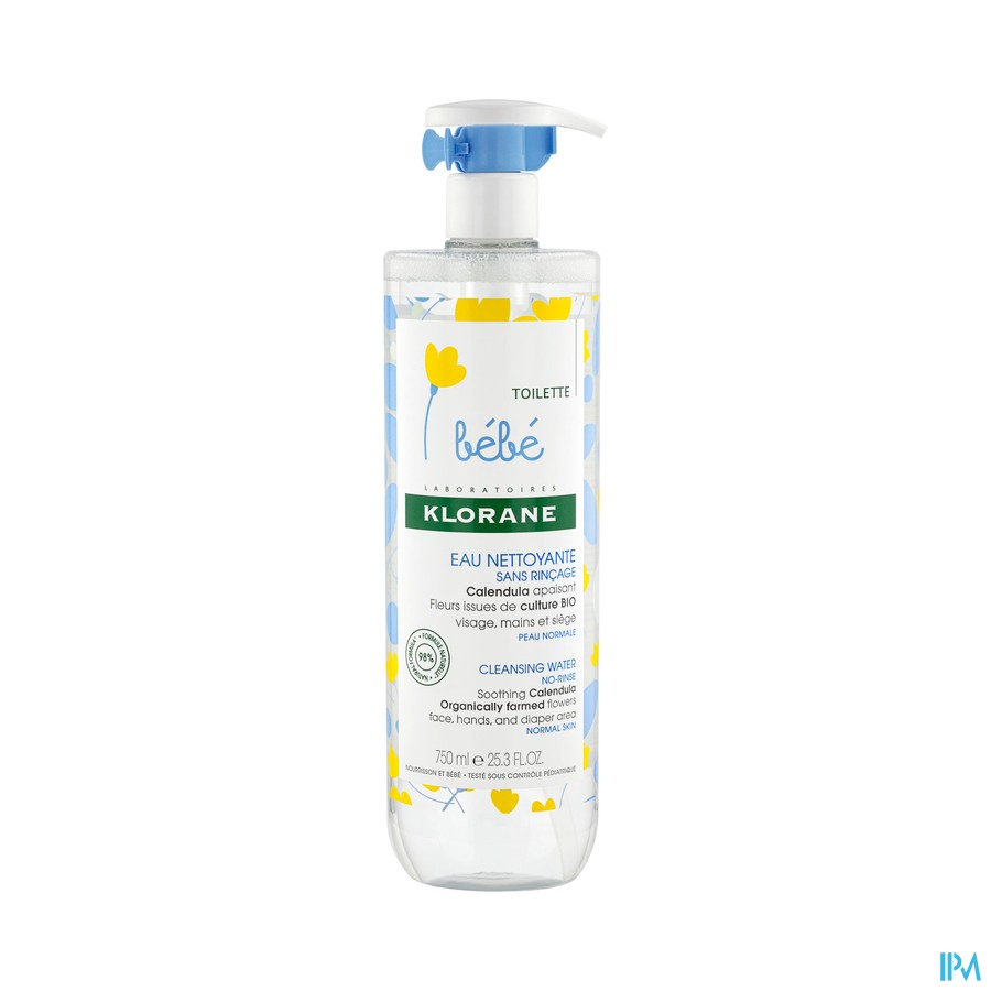 vignette KLORANE BB EAU NETT S/S RINC 750ML