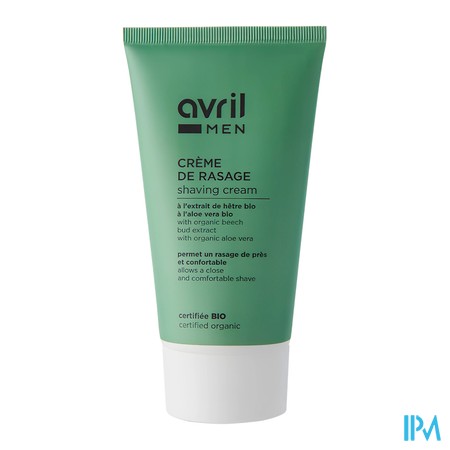 vignette AVRIL MEN CR RASAGE BIO 150ML