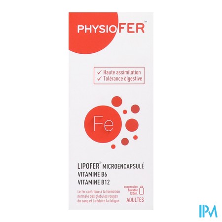 produit PHYSIOFER ADULTE SIROP 120ML