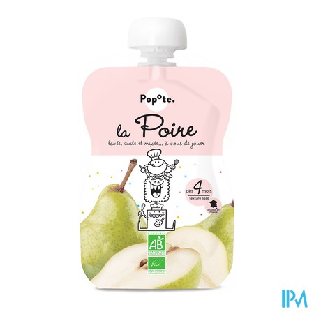 vignette POPOTE GOURDE POIRE BIO 120G