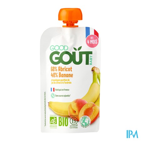 vignette GOOD GOUT BANANE ABRICOT 120G