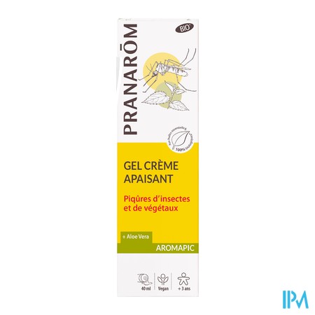 produit PRANAROM AROMAPIC GEL CR APAISANT 40ML