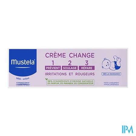 vignette MUSTELA BB CR CHANGE 1-2-3 50ML