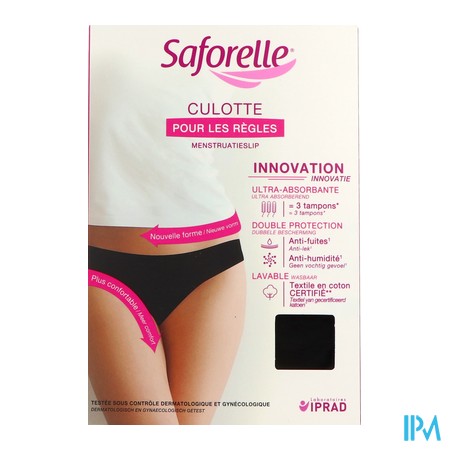 vignette SAFORELLE CULOT PR REGLES ABSORB NOI L 1