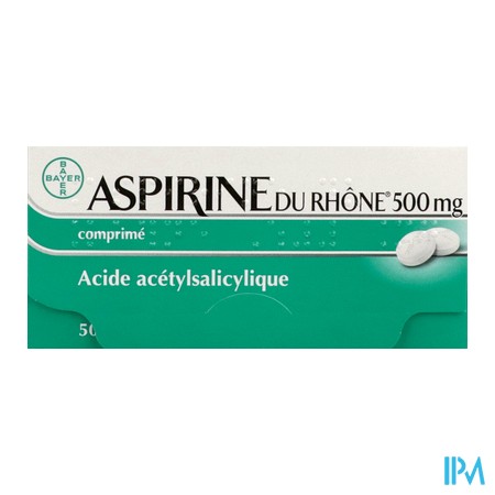 produit ASPIR RH BAYE 500MG CPR  BT 50