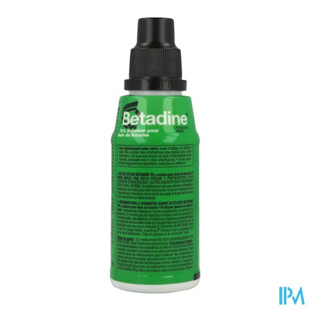 produit BETADINE 10% BAIN BOUCHE 125ML