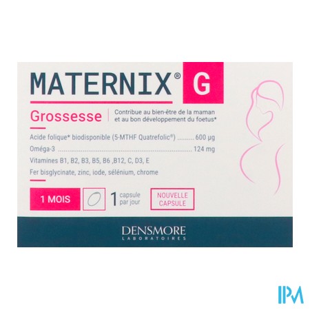 produit MATERNIX G GROSSESSE CAPS 30