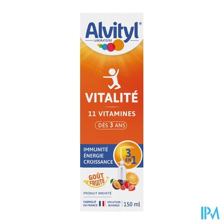 vignette ALVITYL VITALITE SIROP MULT 150ML