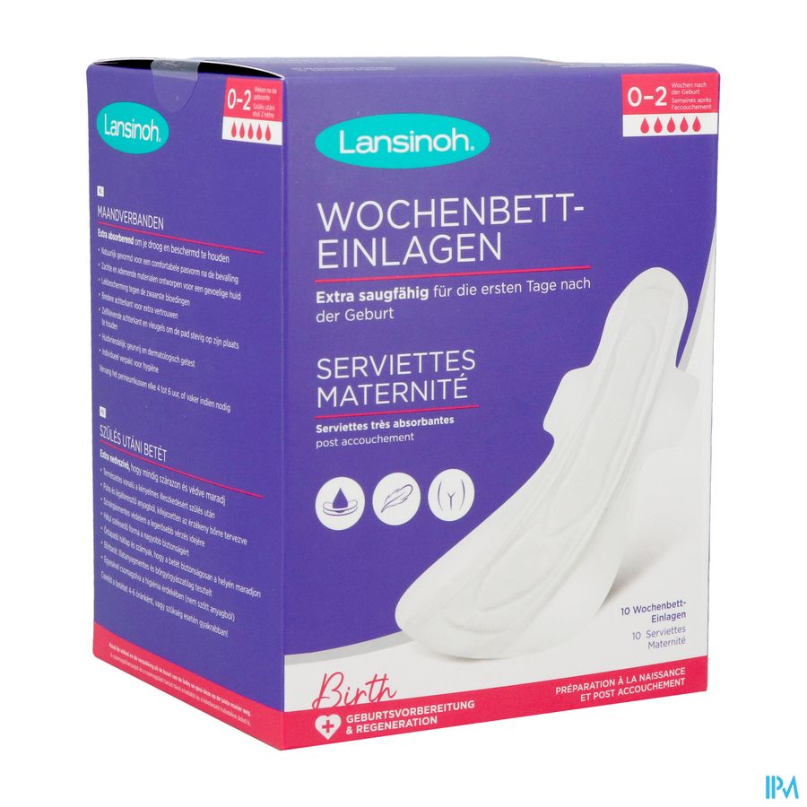 vignette LANSINOH SERV MATERNITE X10