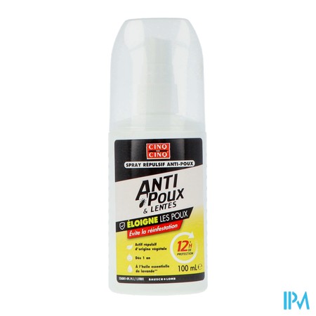 vignette CINQ/CINQ A/POUX REPULS 100ML