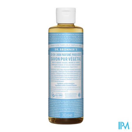 vignette DR BRONNERS SAV LIQ S/PARFUM 240ML