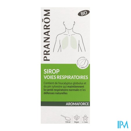 vignette PRANAROM AROMAFORCE SIROP BIO 150ML