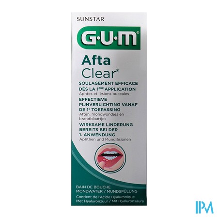 vignette GUM AFTACLEAR B/BOUCHE 120ML 2410