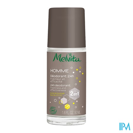 vignette MELVITA DEO 24H HOMME BIO ROLL ON 50 ML