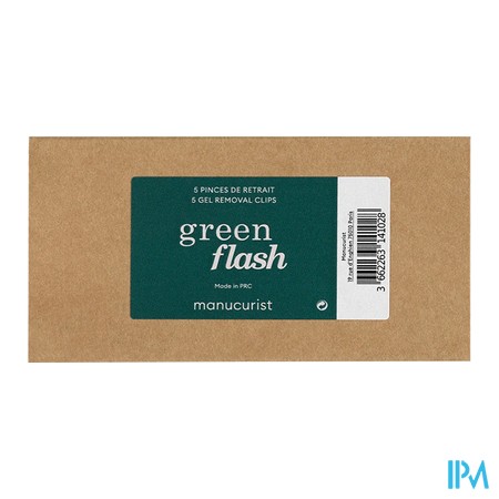 vignette MANUCURIST GREEN FLASH PINCES RETRAIT X 5