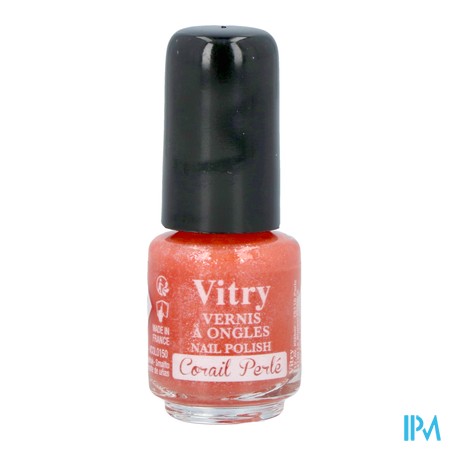 vignette VITRY MINI VERNIS CORAIL PERLE 4ML